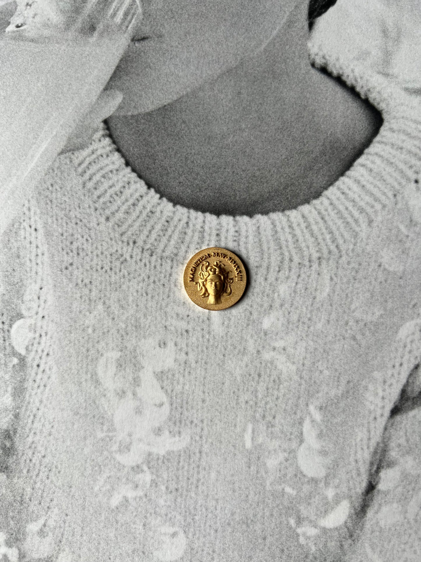 Medusa antique coin gold